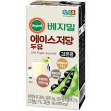 베지밀 에이스 저당 두유 190ml x 32팩