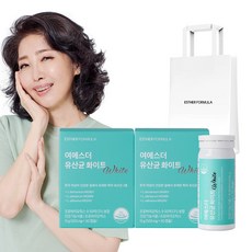 여에스더 질유래 유산균 화이트 (+에스더포뮬러 본사 정품 쇼핑백) 30캡슐 x 2박스