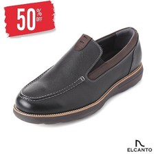 엘칸토GD80 [볼넓은분 추천상품]천연가죽 남성 슬립온 볼등이 편한 신발
