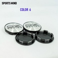 4 개/몫 8 색 68MM OZ 레이싱 자동차 휠 센터 허브 캡 자동차 Refitted 엠 블 럼 로고 방진 커버, COLOR 6, 4개