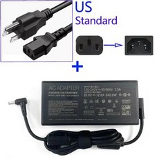 노트북 AC 어댑터 충전기 ASUS 메가 ROG 제피러스 M16 GU603HM GU603HR 3070 GU603HE GU603ZX GU603ZE GU603ZE A20240P1A 2, [03] US Power Cord, 3) US Power Cord, 1개