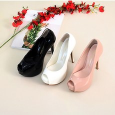 오픈토에나멜슈즈