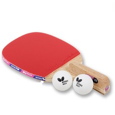 버터플라이 남녀공용 완제품 탁구 팬홀더 라켓 나카마 P-4