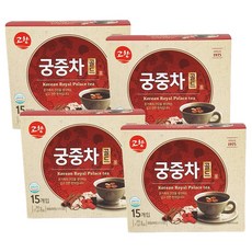 고향 궁중차 골드 17g 15T x 4개 전통차 한방차 한차, 고향 궁중차 골드 (17g x 15T), 15개입