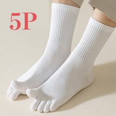 피크웨이 남성 무지 데일리 발가락양말 중목 장목 양말 5켤레 세트 크웨이 남성 무지 데일리 발가락양말 중목 장목 양말 5켤레 세트
