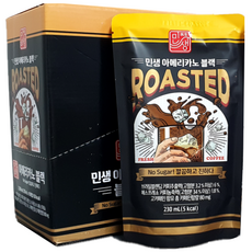 이마트24 편의점 민생 파우치 커피 블랙 아메리카노 230ml 10팩 (빨대포함), 10개입 1박스