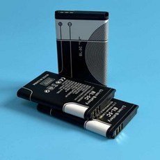 충전용 배터리 BL-5C 1200mAh 효도라디오 MP3 라디오 IT기기 리튬 배터리, 6개 - 오디오랩6000cdt