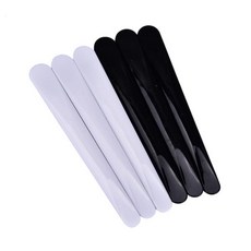 10 개/몫 10.8 cm 화장품 주걱 플라스틱 diy 페이셜 마스크 혼합 스푼 스틱 메이크업 도구, 01 Black, 1개, 1. Black