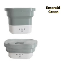 속옷세탁기 통합 속옷 세탁기 소형 버킷 휴대용 언더팬츠 양말 세탁 탈수 옷 접이식, green A