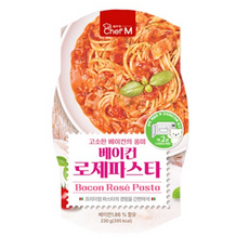 쉐프엠 베이컨 로제파스타 즉석조리 230g x 3개