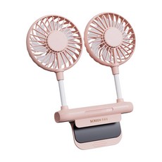 탁상용 선풍기 무소음 무선 미니 usb 충전형 사무실 화면 US 3 1 개 여름 기숙사 컴퓨터 2 선풍기 휴대용 데스크탑 충전식 클립 학생, Style B 1pc