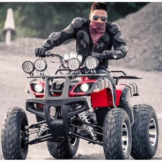사륜 성인 고 카트 ATV 산악 가솔린 싱글/더블, 200cc 충격방지 빅불