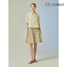 씨씨콜렉트CC콜렉트 미디 턱 플레어 스커트 BE_C232MSD047927126