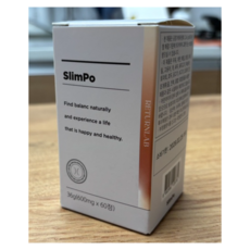 슬림포 [정품] SlimPo 슬림포 600mg x 60정 슬림포브로멜라인 모로오렌지 슬림포모로오렌지, 1개