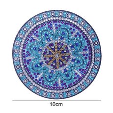 미니십자수컵받침