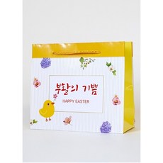 부활절 쇼핑백 대 KJ-23 계란포장지 10매 부활절포장용품 부활절달걀포장지 기독교백화점