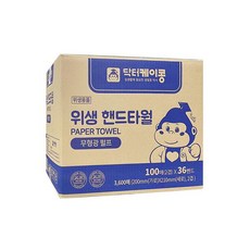 닥터케이콩 핸드타올 3600매 무형광 페이퍼타올, 닥터케이콩 핸드타올 3600매~페이퍼타올 핸드타월