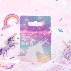 아이디어 만화 귀엽다 풋풋하다 학생 박스 벚꽃 스티커 수장 행운 유니콘 앨범 장식 스티커 봉인 스티커, 행운의 딱정벌레, 1개