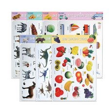 유아 자석교구 그림판 자석놀이 모양 자석 28.5x22cm 교구 장난감 모양 놀이 자석 그림판, 동물, 1개