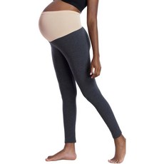 Motherhood Maternity 에센셜 스트레치 풀 렝스 시크릿 핏 벨리 여성용 레깅스 블랙 M