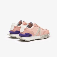 LACOSTE WOMEN'S L-SPIN DELUXE SNEAKERS IN MIXED MATERIALS 46SFA0006 Light pink / White 208