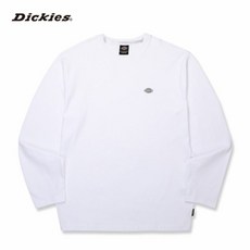 디키즈 515 베이직 스탠다드핏 롱 슬리브 티셔츠 화이트 DMR3UTLT515