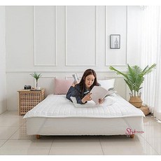 침대패드 워싱 매트리스 ss 누빔 슈퍼싱글 밴드 고정 국산 사이즈pei676