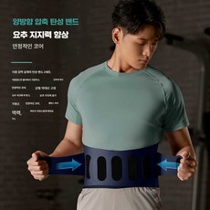 두리 허리보호대 헬스벨트 리프팅 가드웰 지지대, 1개
