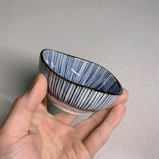 하우키친 다이어트 밥그릇 미니 소식 밥공기, 1개, 블루센