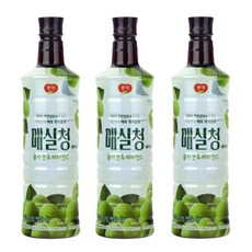 광야 매실청970ml*3, 970ml, 3개