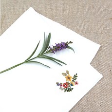 프랑스자수손수건만들기