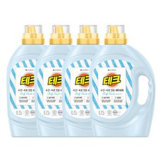 테크 수건 속옷 세제 일반/드럼 겸용 용기, 4개, 2.7L