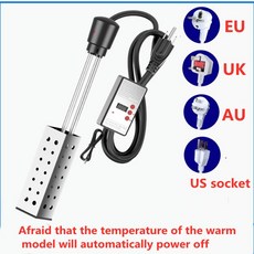 전기 가열 튜브 일정한 온도 빠른 호주 EU 영국 플러그 1500W 히터 110-125V 막대, [03] UK, [02] Upgrade, 1개