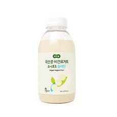 비건 요거트 국산 두유 소이포유 플레인 500ml 4개