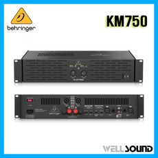 [공식인증점] 베링거 KM750 파워앰프 2채널 750W 스테레오 파워드 앰프 상품 이미지