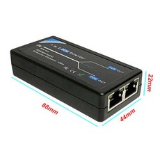 HKBTM 2 포트 POE 확장기 100Mbps IEEE 802.3af 표준 NVR IP 카메라 AP 음성 범위 100 미터, 02 2 Port EnglishLabel, 02 2 Port EnglishLabel - ifiipower2