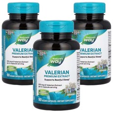 네이처스웨이 발레리안 Valerian 220mg(퍼서빙) 90정 3개