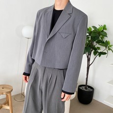 남자크롭자켓