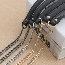 미아이템 흑색띠 블랙 있음 여성가방 메탈 쿠션 어깨끈 크로스 후크 롱 멜빵 가죽제품 부품
