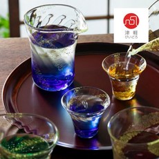 [일본정품수입]술기 유리 한쪽 입 세트 미즈 아야 루리 쓰가루 비이도로 아델리아 수제 집만 선물 【무료, 1개, 한개옵션1