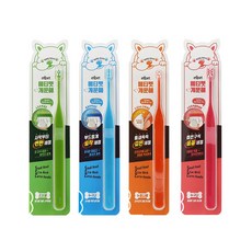 말썽쟁이여름 강아지 애견 반려견 양치 입냄새 치석 제거 에티펫 칫솔, 1g, 4개, 칫솔 4종