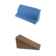 STK 2Pieces 메모리 폼 침대 웨지 베개 표고 쿠션 빨 커버