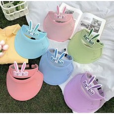 토끼귀여름챙모자