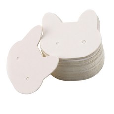 귀걸이 카드 50개 묶음 이어 스터드 걸이 태그 카드 귀걸이용 DIY 주얼리 디스플레이 카드보드 이어 드롭