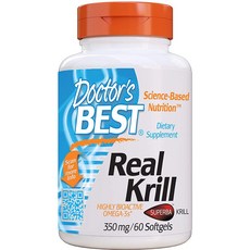 Doctor's Best Real Krill brain joints 닥터스베스트 리얼 크릴 오메가3 DHA 조인트건강지원 350mg 60정