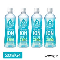 웅진식품 이온음료 이온더핏 제로 칼로리 500ml 24입
