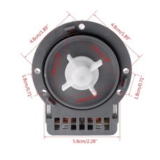 배수 펌프 모터 물 출구는 Samsung LG Midea Little Swan Mar28를위한 세탁기 부속을 자동차를 탑니다