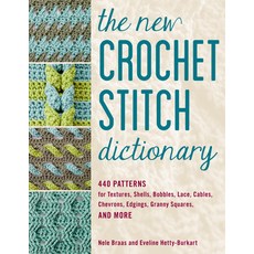 The New Crochet Stitch Dictionary: 440 Patterns for Textures Shells Bobbles Lace Cables Chevron... Paperback, Stackpole Books