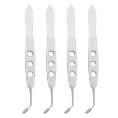 Zeyuan 4Pcs 눈꺼풀 안과 악기 이중 지방 동맥 마사지 핀셋, 모델명