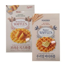 피코크 브라운치즈와플 288g+우리밀버터와플 288g, 288g